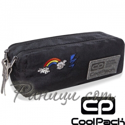 Cool Pack EDGE Несесер с две отделения Sparkling Badges Black B69084 Cool Pack EDGE Несесер с две отделения Sparkling Badges Black B69084